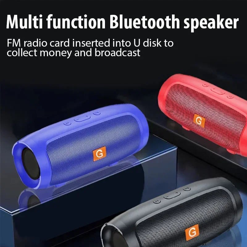 Portable Subwoofer Bluetooth Speakers Outdoor Stereo Surround Waterproof Loudspeaker Wireless Sound Box Support FM Radio TF Card - FitHealthHavenFitHealthHavenFitHealthHaven14:347blackblackPortable Subwoofer Bluetooth Speakers Outdoor Stereo Surround Waterproof Loudspeaker Wireless Sound Box Support FM Radio TF Card