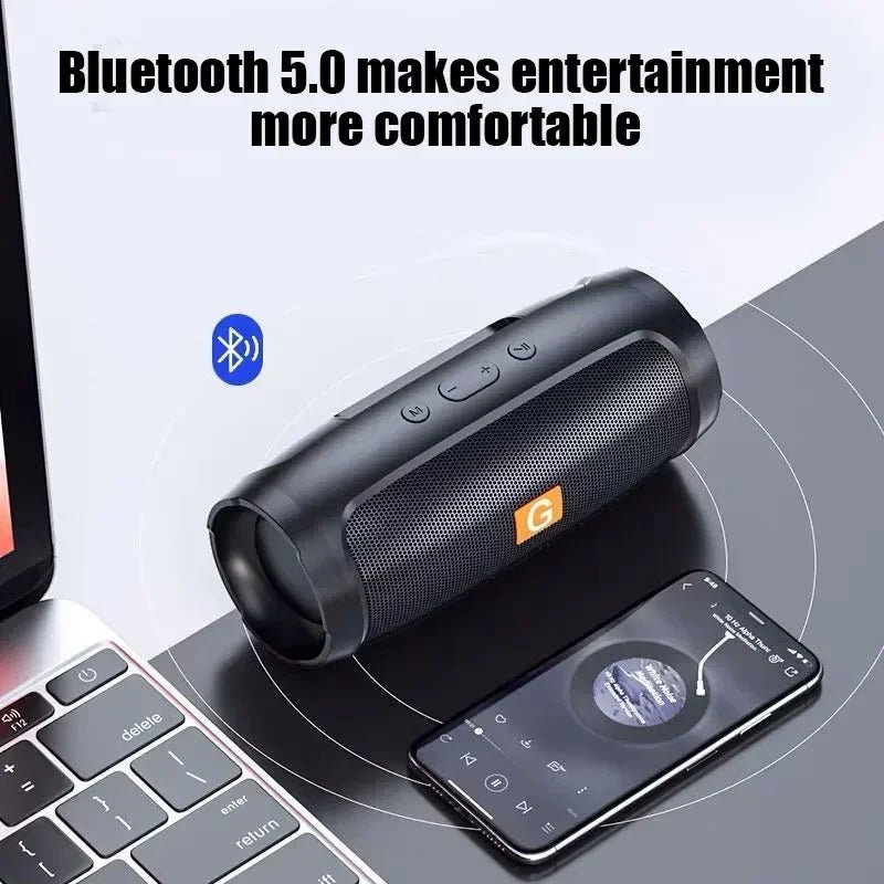 Portable Subwoofer Bluetooth Speakers Outdoor Stereo Surround Waterproof Loudspeaker Wireless Sound Box Support FM Radio TF Card - FitHealthHavenFitHealthHavenFitHealthHaven14:347blackblackPortable Subwoofer Bluetooth Speakers Outdoor Stereo Surround Waterproof Loudspeaker Wireless Sound Box Support FM Radio TF Card