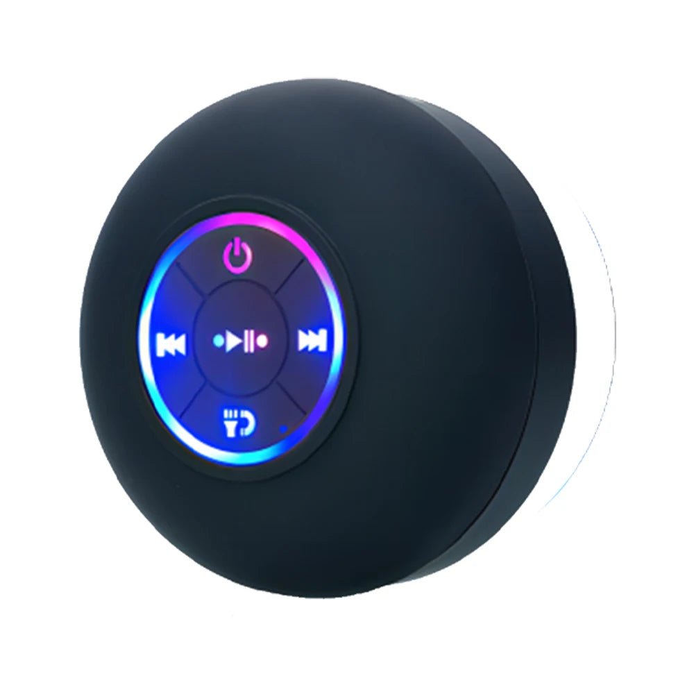 Portable Wireless Bluetooth Speaker LED IPX4 Waterproof Loudspeaker Outdoor Bathroom Large Suction Cup Mini Stereo Sound Box - FitHealthHavenFitHealthHavenFitHealthHaven14:193black;200509262:203221826blackSpeakerPortable Wireless Bluetooth Speaker LED IPX4 Waterproof Loudspeaker Outdoor Bathroom Large Suction Cup Mini Stereo Sound Box