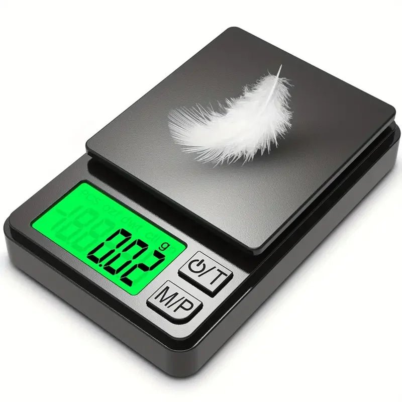 Precision Pocket Scale 1000g X 0.1g - Digital Gram, Food, Jewelry, Ounces/Grains Scale with Backlit LCD - Mini Scale for Travel - FitHealthHavenFitHealthHavenFitHealthHaven14:3508530.1g 1000g0.1g 1000gPrecision Pocket Scale 1000g X 0.1g - Digital Gram, Food, Jewelry, Ounces/Grains Scale with Backlit LCD - Mini Scale for Travel