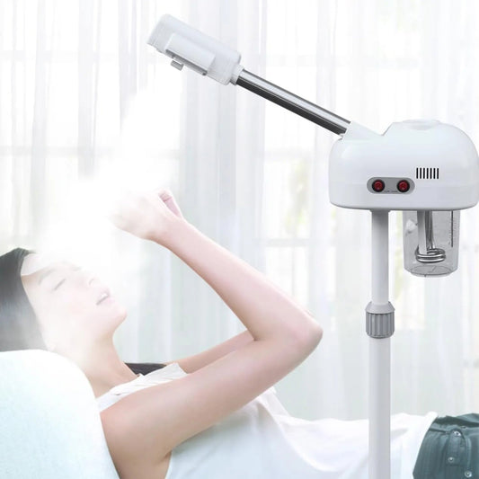 Professional Facial Steamer for Beauty Salon Home, Steam Machine with 360 Degree Rotating Nozzle for Cleanses Skin Unclogs Pores - FitHealthHavenFitHealthHavenFitHealthHaven14:200002130;200007763:201336106United StatesIvoryProfessional Facial Steamer for Beauty Salon Home, Steam Machine with 360 Degree Rotating Nozzle for Cleanses Skin Unclogs Pores