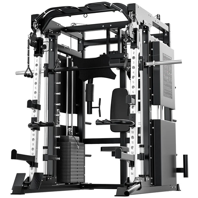 Professional Smith Comprehensive Trainer Home Multi Functional Combination Fitness Equipment Flying Bird Squatting Longmen Frame - FitHealthHavenFitHealthHavenFitHealthHaven14:193blackProfessional Smith Comprehensive Trainer Home Multi Functional Combination Fitness Equipment Flying Bird Squatting Longmen Frame
