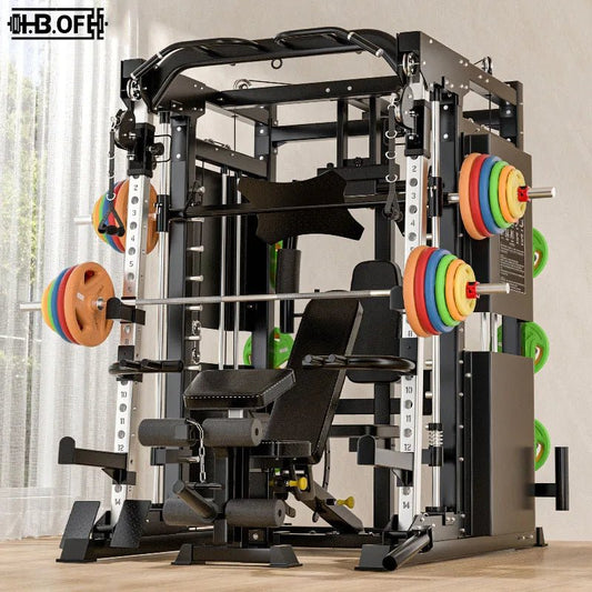 Professional Smith Comprehensive Trainer Home Multi Functional Combination Fitness Equipment Flying Bird Squatting Longmen Frame - FitHealthHavenFitHealthHavenFitHealthHaven14:193blackProfessional Smith Comprehensive Trainer Home Multi Functional Combination Fitness Equipment Flying Bird Squatting Longmen Frame