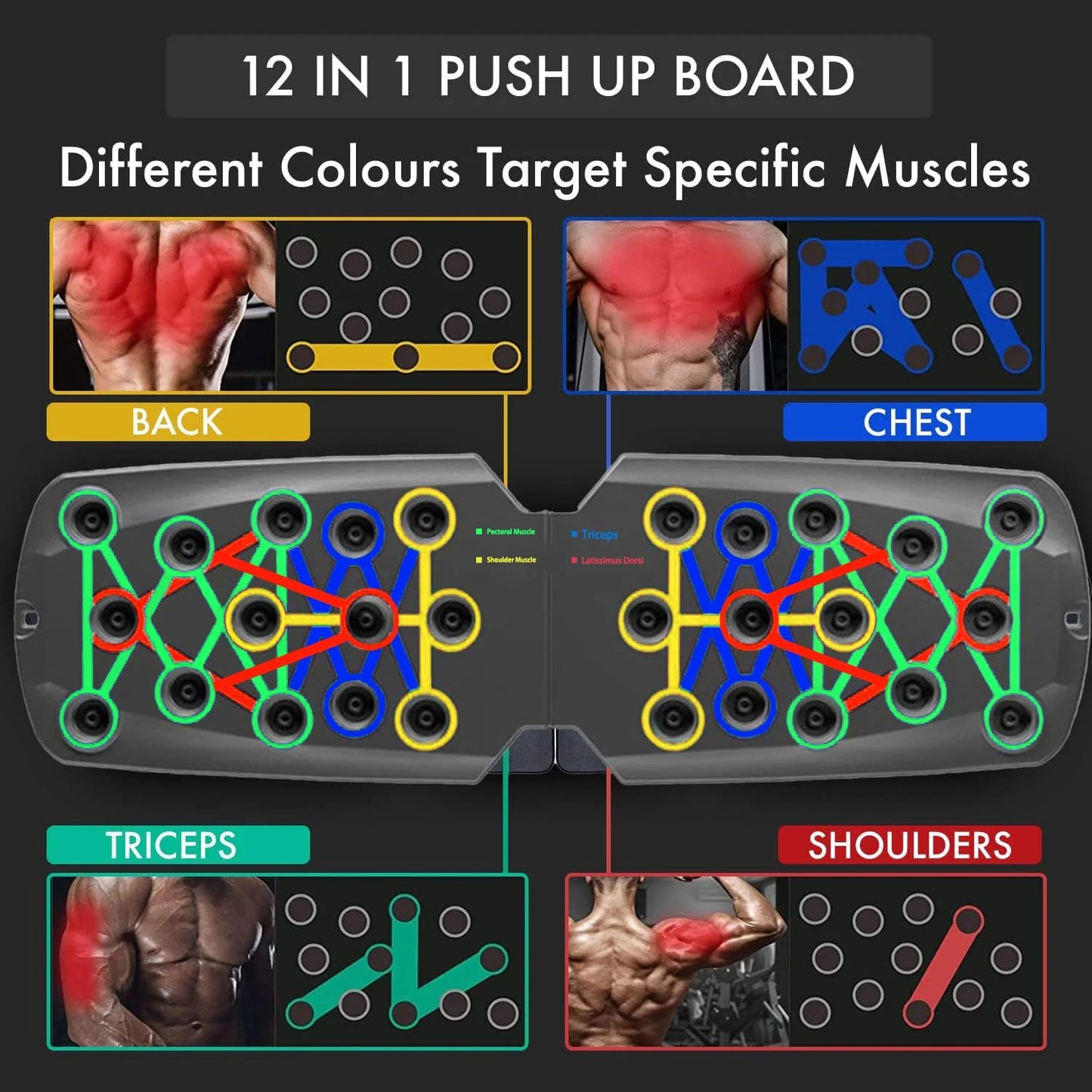 Push-up Board Set Portable Multifunctional Push-up Bar Foldable Fitness Equipment For Chest Abdomen Arms/Back Training - FitHealthHavenFitHealthHavenFitHealthHaven14:173Board pull rope;200007763:201336106Board pull ropeUnited StatesPush-up Board Set Portable Multifunctional Push-up Bar Foldable Fitness Equipment For Chest Abdomen Arms/Back Training