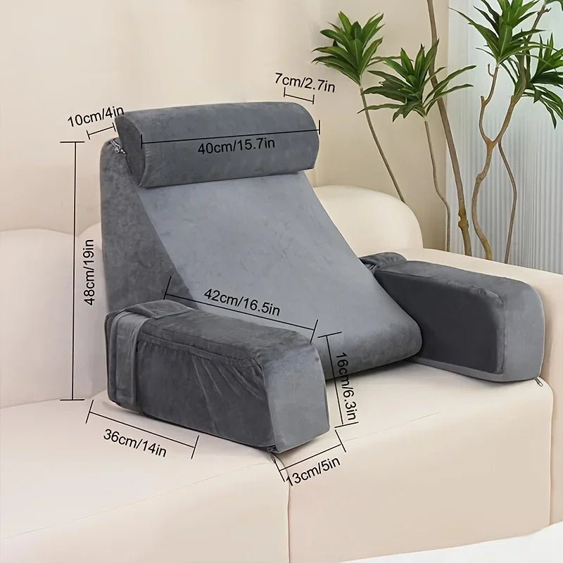 Reading Pillow for Bed Extra Large Arm Rest Pillow Memory Foam Bed Rest Pillow for Reading TV Gaming Comfort Bed Chair Cushion - FitHealthHavenFitHealthHavenFitHealthHaven14:10white;5:20129899135.6x39.8x48cmwhite35.6x39.8x48cmReading Pillow for Bed Extra Large Arm Rest Pillow Memory Foam Bed Rest Pillow for Reading TV Gaming Comfort Bed Chair Cushion