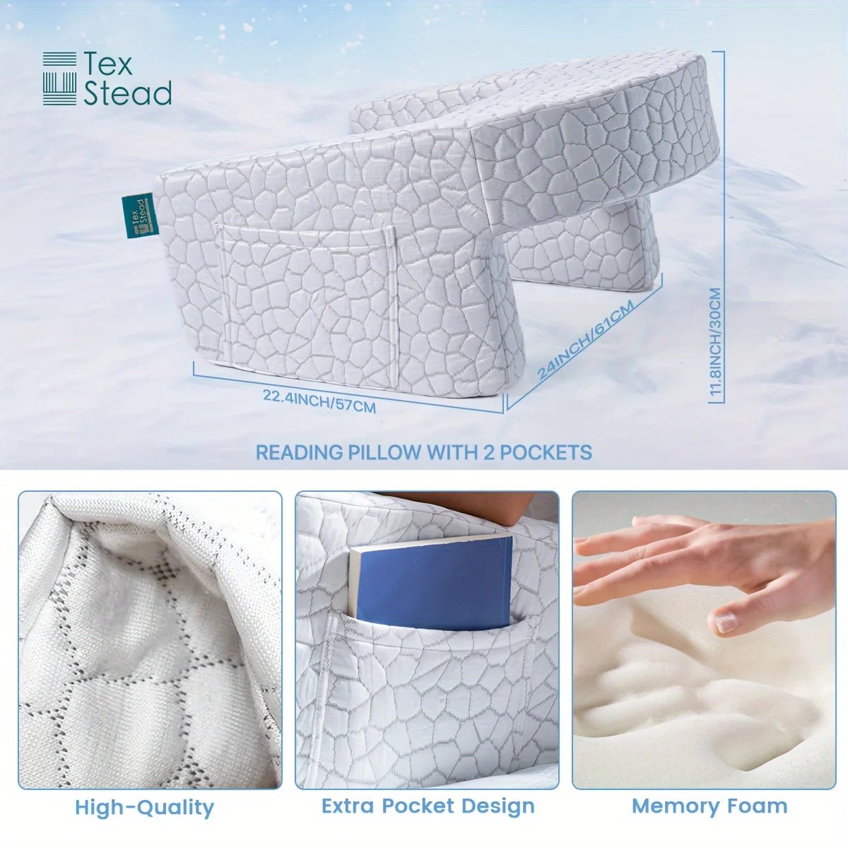 Reading Pillow for Gaming, Extra Large Arm Rest Pillow for Adult, Memory Foam Bed Rest Pillow for Reading, Working,with Rem，1 PC - FitHealthHavenFitHealthHavenFitHealthHaven14:200003699Deep Cooling;5:20129899122.4x24x11.8inchDeep Cooling22.4x24x11.8inchReading Pillow for Gaming, Extra Large Arm Rest Pillow for Adult, Memory Foam Bed Rest Pillow for Reading, Working,with Rem，1 PC