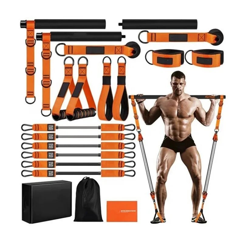 Resistance Band Home Pilates Set with Resistance Bar Bands All-in-One Strength Training Kit for Full Body Workout - FitHealthHavenFitHealthHavenFitHealthHaven14:173BlueResistance Band Home Pilates Set with Resistance Bar Bands All-in-One Strength Training Kit for Full Body Workout