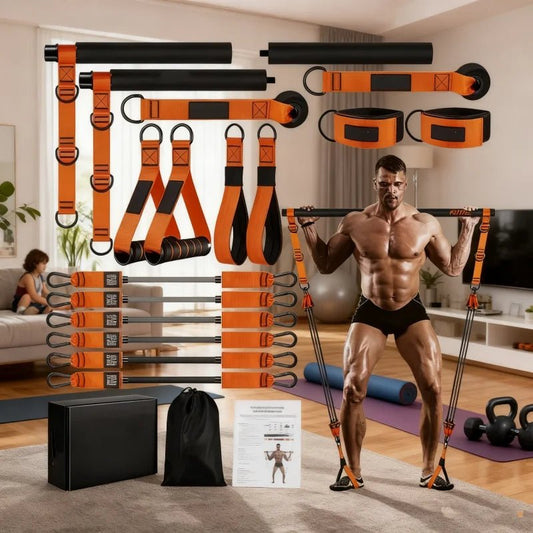 Resistance Band Home Pilates Set with Resistance Bar Bands All-in-One Strength Training Kit for Full Body Workout - FitHealthHavenFitHealthHavenFitHealthHaven14:173BlueResistance Band Home Pilates Set with Resistance Bar Bands All-in-One Strength Training Kit for Full Body Workout