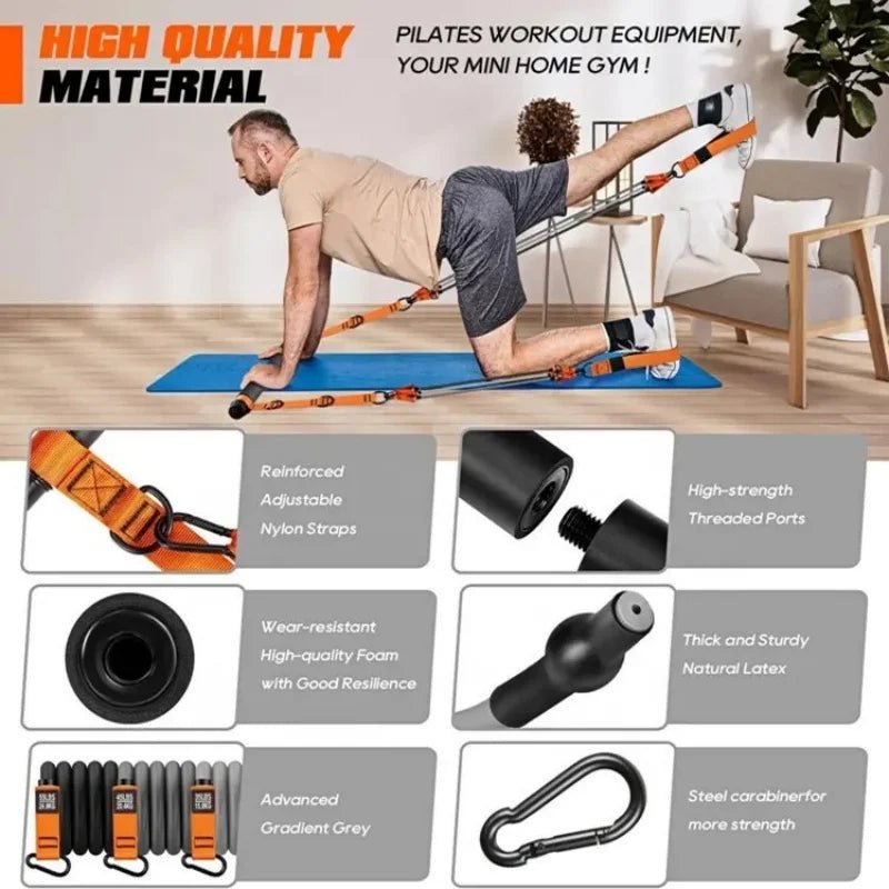 Resistance Band Home Pilates Set with Resistance Bar Bands All-in-One Strength Training Kit for Full Body Workout - FitHealthHavenFitHealthHavenFitHealthHaven14:173BlueResistance Band Home Pilates Set with Resistance Bar Bands All-in-One Strength Training Kit for Full Body Workout