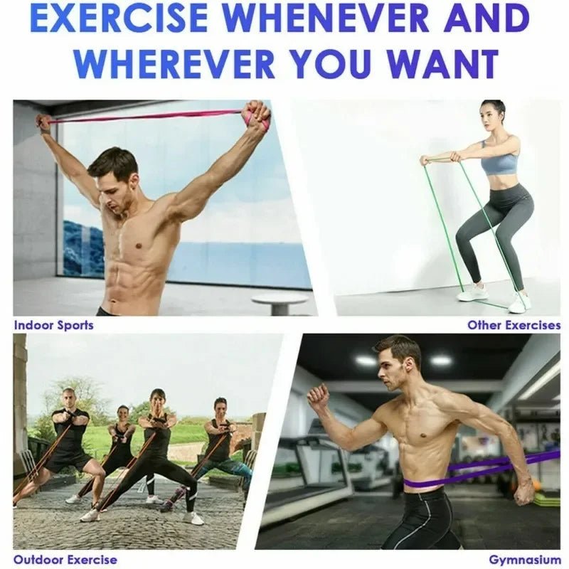 Resistance Bands Exercise Elastic Band Home Yoga Gym Equipment Accessories Sports Power Pull-Up Assist Band Bodybuilding - FitHealthHavenFitHealthHavenFitHealthHaven14:200000195set14set14Resistance Bands Exercise Elastic Band Home Yoga Gym Equipment Accessories Sports Power Pull-Up Assist Band Bodybuilding