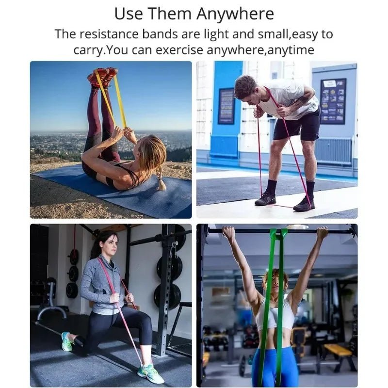 Resistance Bands Exercise Elastic Band Home Yoga Gym Equipment Accessories Sports Power Pull-Up Assist Band Bodybuilding - FitHealthHavenFitHealthHavenFitHealthHaven14:200000195set14set14Resistance Bands Exercise Elastic Band Home Yoga Gym Equipment Accessories Sports Power Pull-Up Assist Band Bodybuilding