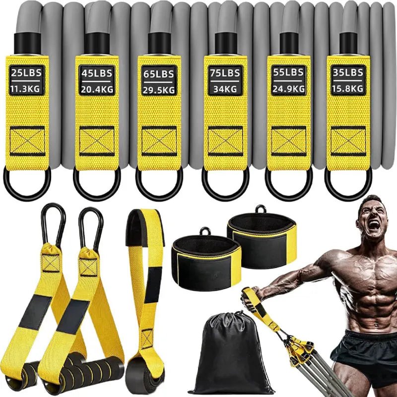 Resistance strap with handle: used for muscle training, strength building, body shaping, yoga, home fitness equipment - natural - FitHealthHavenFitHealthHavenFitHealthHaven14:366YellowResistance strap with handle: used for muscle training, strength building, body shaping, yoga, home fitness equipment - natural