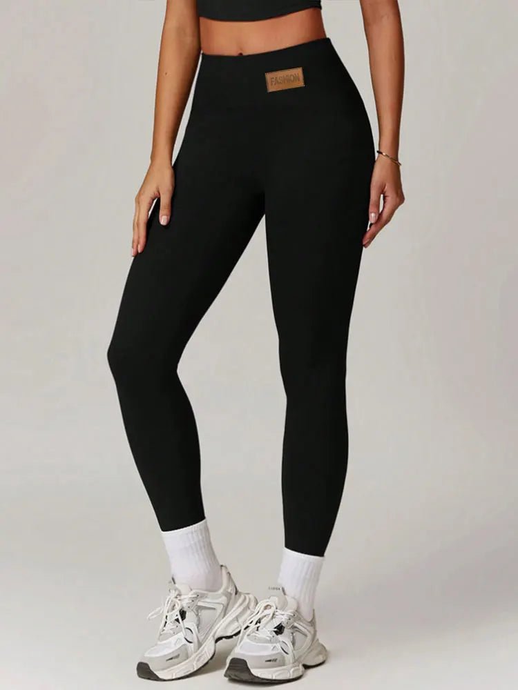 Retro High Waist Yoga Leggings Stylish Logo Soft Tummy Control Butt Lifting Stretchy Running Workout Yoga Plus Size Long Trouser - FitHealthHavenFitHealthHavenFitHealthHaven14:193;5:100014065blackXLRetro High Waist Yoga Leggings Stylish Logo Soft Tummy Control Butt Lifting Stretchy Running Workout Yoga Plus Size Long Trouser