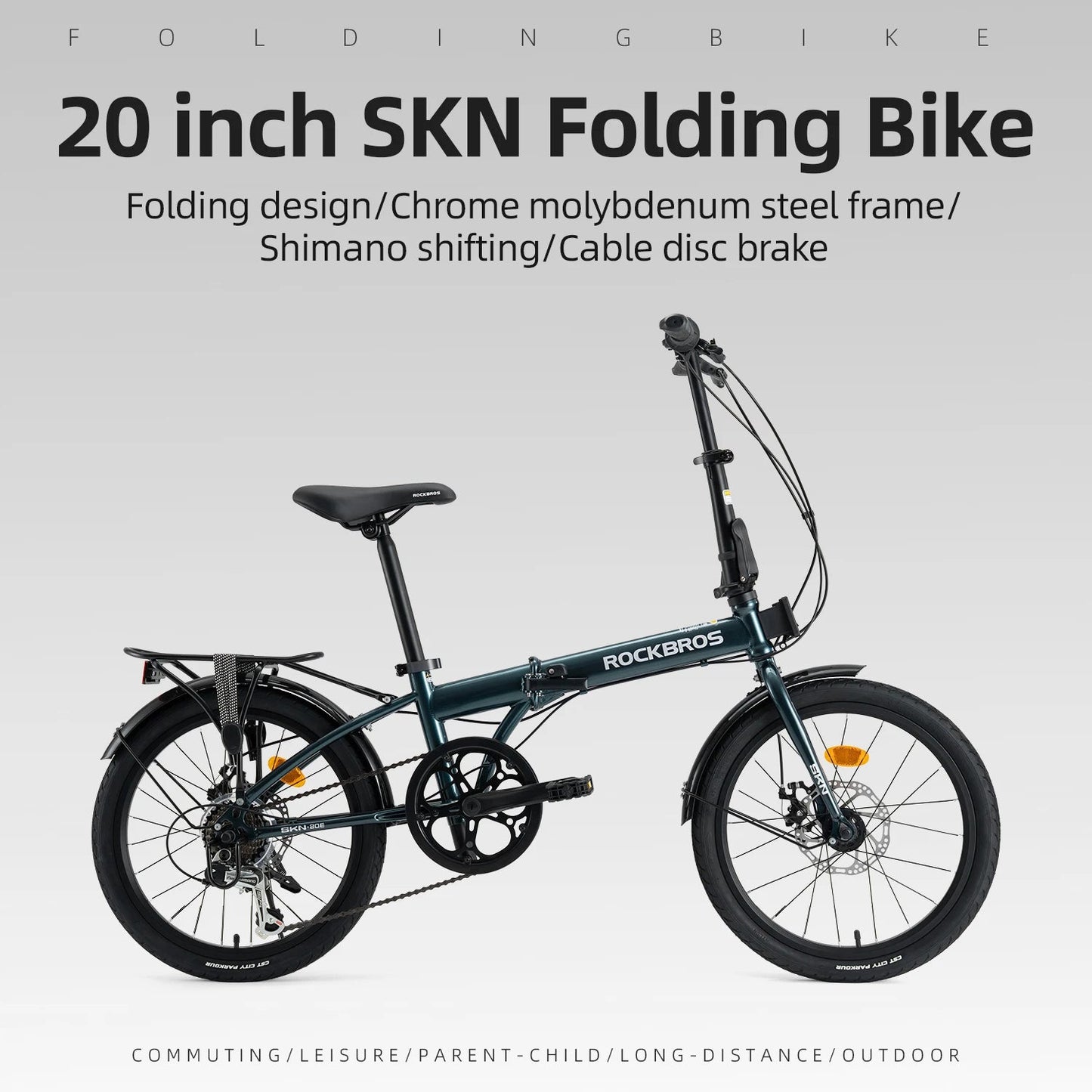 ROCKBROS 20 Inches Folding Bike Lightweight Portable Carbon Steel Frame 7-Speed Shifter Disc Brake Daily Commute Folding Bicycle - FitHealthHavenFitHealthHavenFitHealthHaven14:193SKN-20E-PL;200007763:203372089;5:420inchesSKN-20E-PL20inchesPolandROCKBROS 20 Inches Folding Bike Lightweight Portable Carbon Steel Frame 7-Speed Shifter Disc Brake Daily Commute Folding Bicycle