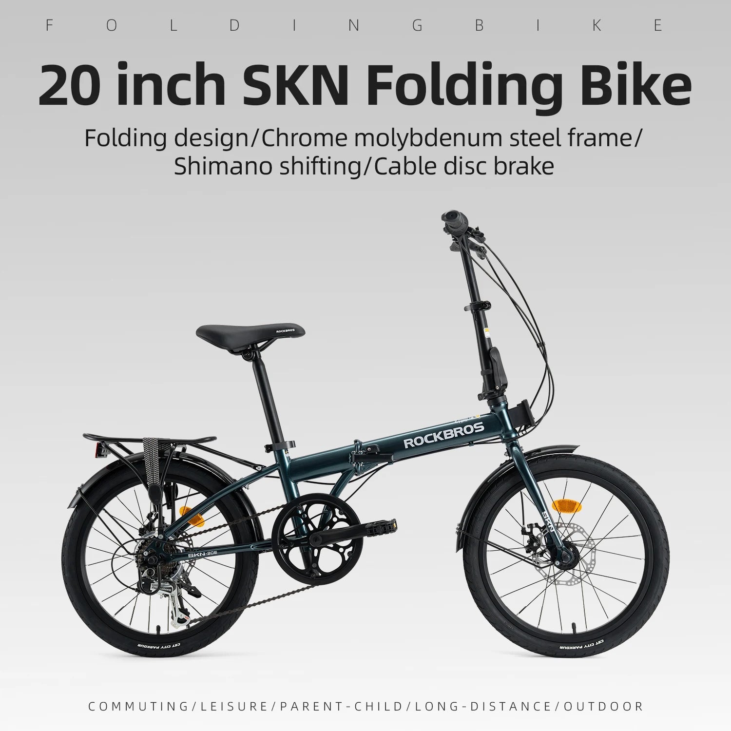 ROCKBROS 20 Inches Folding Bike Lightweight Portable Carbon Steel Frame 7-Speed Shifter Disc Brake Daily Commute Folding Bicycle - FitHealthHavenFitHealthHavenFitHealthHaven14:193SKN-20E-PL;200007763:203372089;5:420inchesSKN-20E-PL20inchesPolandROCKBROS 20 Inches Folding Bike Lightweight Portable Carbon Steel Frame 7-Speed Shifter Disc Brake Daily Commute Folding Bicycle