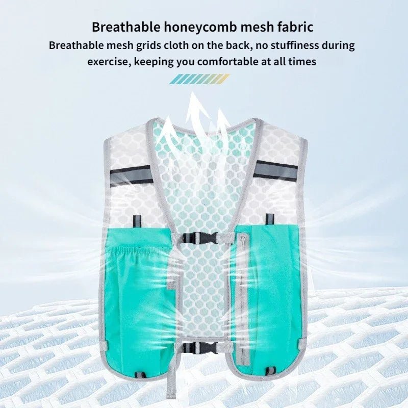 Running Water Bottle Storage Vest Lightweight Running Vest Reflective Hydration Water Chest Pack With Phone Holder Cycling Vest - FitHealthHavenFitHealthHavenFitHealthHaven14:100018752BlackBlackRunning Water Bottle Storage Vest Lightweight Running Vest Reflective Hydration Water Chest Pack With Phone Holder Cycling Vest