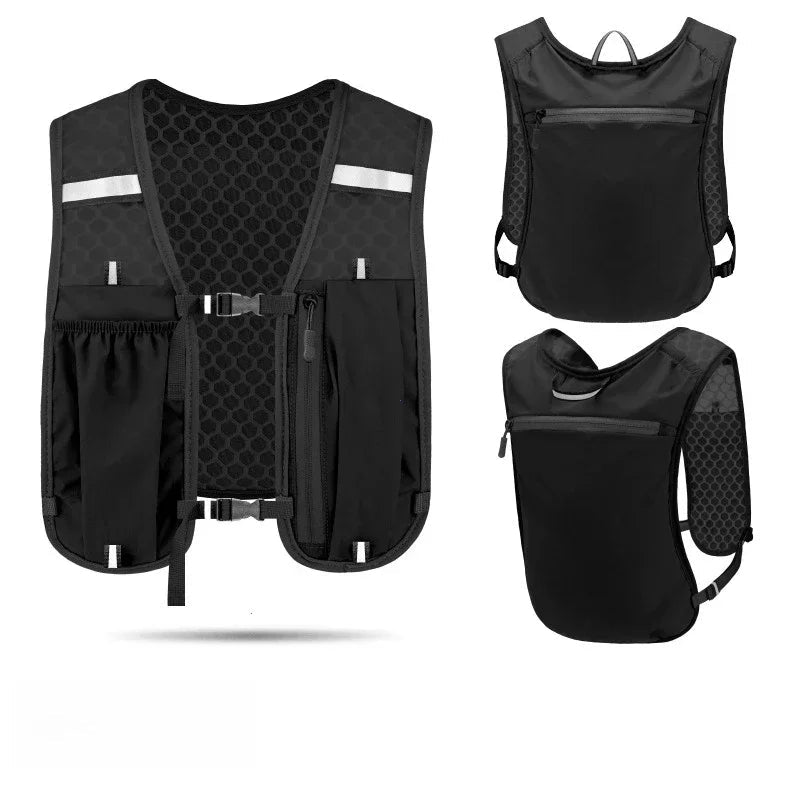 Running Water Bottle Storage Vest Lightweight Running Vest Reflective Hydration Water Chest Pack With Phone Holder Cycling Vest - FitHealthHavenFitHealthHavenFitHealthHaven14:100018752BlackBlackRunning Water Bottle Storage Vest Lightweight Running Vest Reflective Hydration Water Chest Pack With Phone Holder Cycling Vest