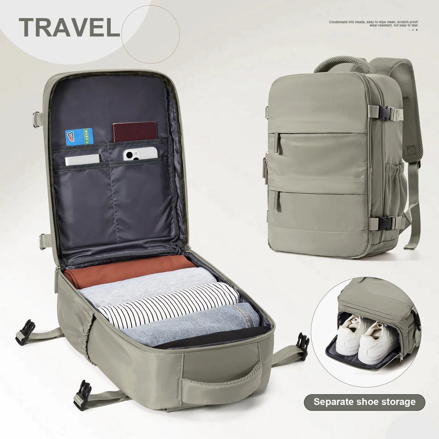 Ryanair Backpack 40x20x25 Cabin Bag Travel Backpack for Men Women Hand Luggage Leisure Laptop Backpack mochila para viaje cabina - FitHealthHavenFitHealthHavenFitHealthHaven14:691Grey BrownGrey BrownRyanair Backpack 40x20x25 Cabin Bag Travel Backpack for Men Women Hand Luggage Leisure Laptop Backpack mochila para viaje cabina