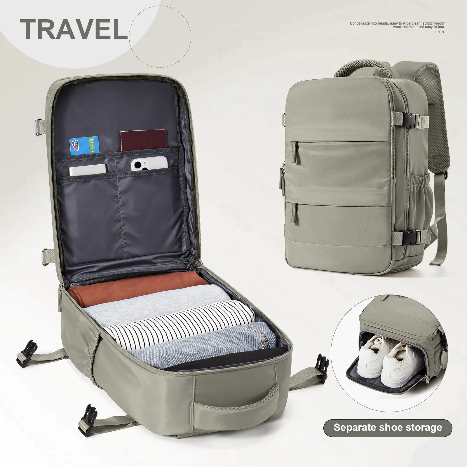 Ryanair Backpack 40x20x25 Cabin Bag Travel Backpack for Men Women Hand Luggage Leisure Laptop Backpack mochila para viaje cabina - FitHealthHavenFitHealthHavenFitHealthHaven14:691Grey BrownGrey BrownRyanair Backpack 40x20x25 Cabin Bag Travel Backpack for Men Women Hand Luggage Leisure Laptop Backpack mochila para viaje cabina