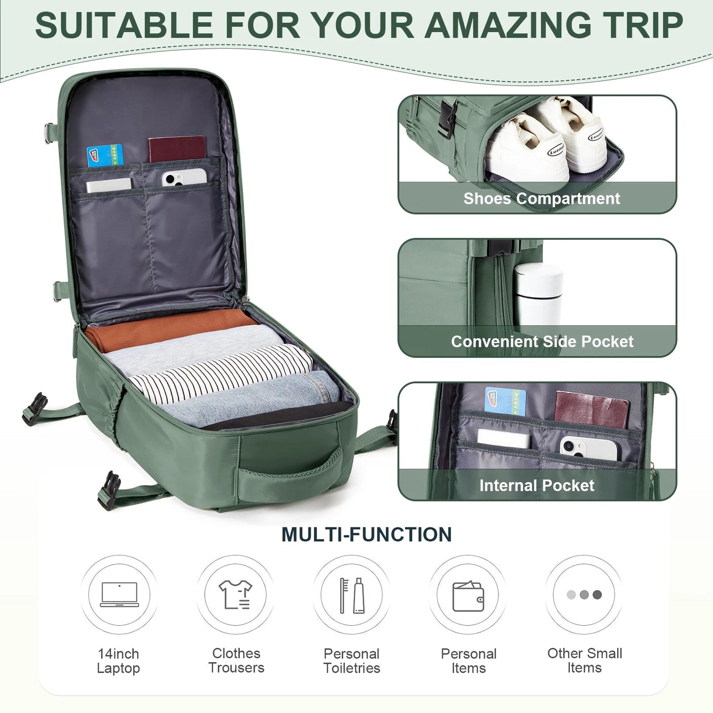 Ryanair Backpack 40x20x25 Cabin Bag Travel Backpack for Men Women Hand Luggage Leisure Laptop Backpack mochila para viaje cabina - FitHealthHavenFitHealthHavenFitHealthHaven14:173BlueBlueRyanair Backpack 40x20x25 Cabin Bag Travel Backpack for Men Women Hand Luggage Leisure Laptop Backpack mochila para viaje cabina