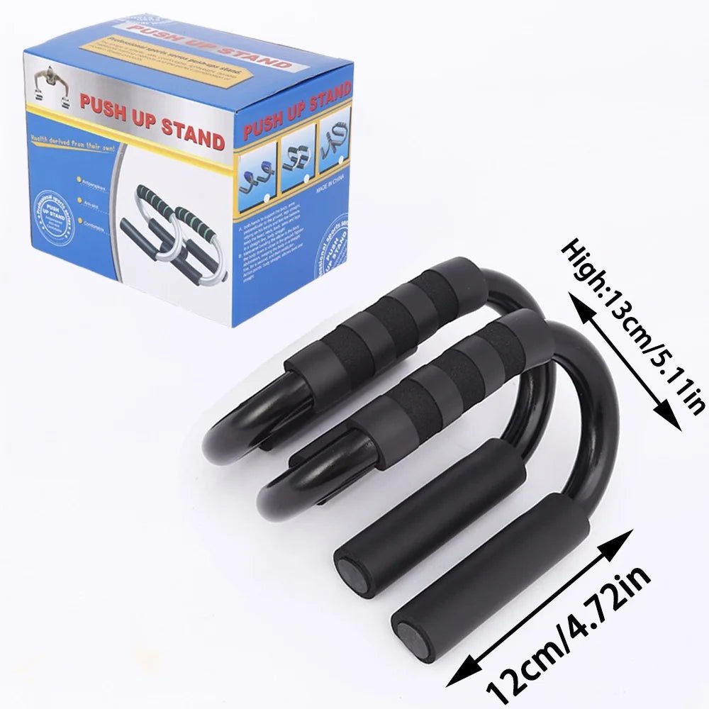 S-type push up support anti-skid foam handle thickened steel pipe household fitness equipment pectoral muscle training equipment - FitHealthHavenFitHealthHavenFitHealthHaven14:193Black and GreyBlack and GreyS-type push up support anti-skid foam handle thickened steel pipe household fitness equipment pectoral muscle training equipment