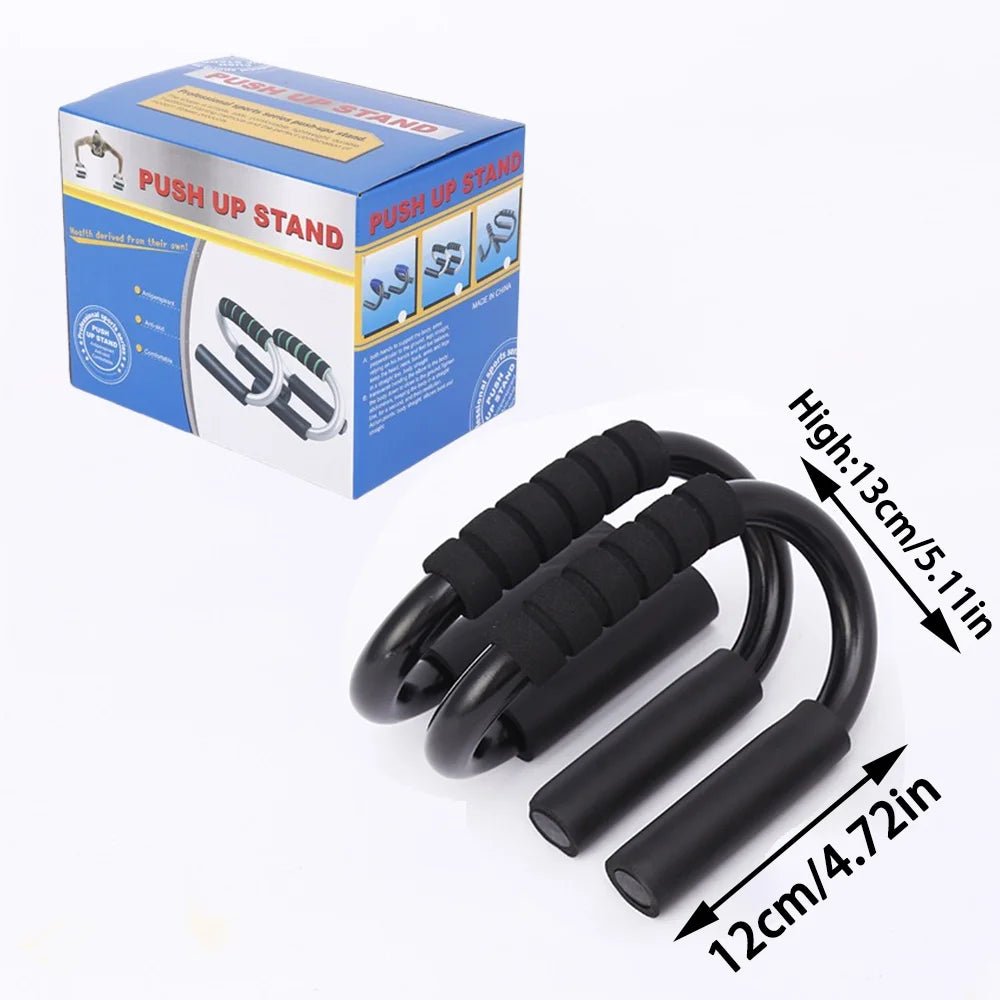 S-type push up support anti-skid foam handle thickened steel pipe household fitness equipment pectoral muscle training equipment - FitHealthHavenFitHealthHavenFitHealthHaven14:771All BlackAll BlackS-type push up support anti-skid foam handle thickened steel pipe household fitness equipment pectoral muscle training equipment