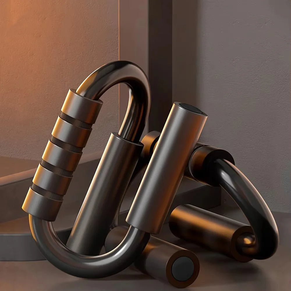 S-type push up support anti-skid foam handle thickened steel pipe household fitness equipment pectoral muscle training equipment - FitHealthHavenFitHealthHavenFitHealthHaven14:771All BlackAll BlackS-type push up support anti-skid foam handle thickened steel pipe household fitness equipment pectoral muscle training equipment