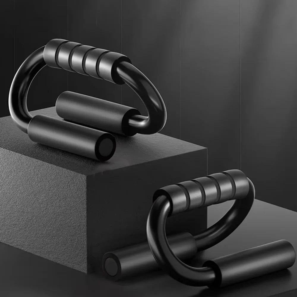 S-type push up support anti-skid foam handle thickened steel pipe household fitness equipment pectoral muscle training equipment - FitHealthHavenFitHealthHavenFitHealthHaven14:771All BlackAll BlackS-type push up support anti-skid foam handle thickened steel pipe household fitness equipment pectoral muscle training equipment