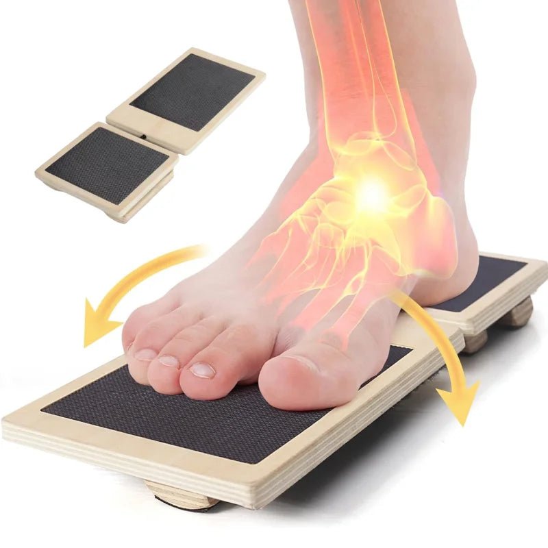 Single Foot Balance Board Ankle Strengthener Exerciser Sprained Non-slip Wood Wobble Board Physical Therapy Posture Corrector - FitHealthHavenFitHealthHavenFitHealthHaven14:291 set wood1 set woodSingle Foot Balance Board Ankle Strengthener Exerciser Sprained Non-slip Wood Wobble Board Physical Therapy Posture Corrector