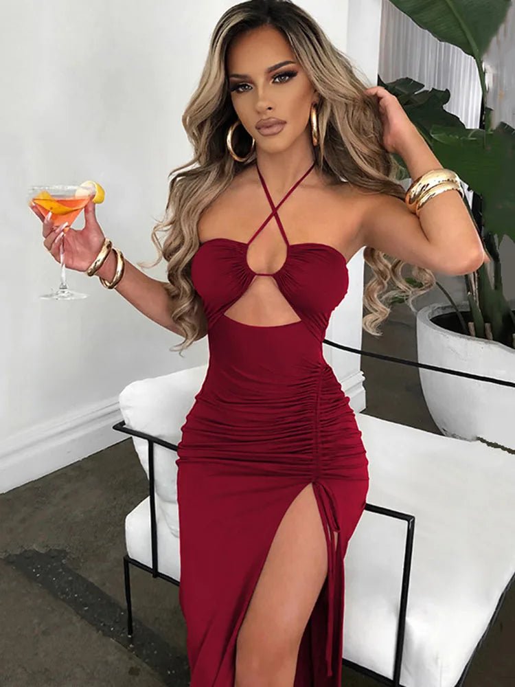 Sleeveless Sexy Female Midi Backless Dresses Slim Night Club Party Women's Dress Bodycon Vestidos Elegantes Para Mujer - FitHealthHavenFitHealthHavenFitHealthHaven14:365458;5:361386BrownMSleeveless Sexy Female Midi Backless Dresses Slim Night Club Party Women's Dress Bodycon Vestidos Elegantes Para Mujer