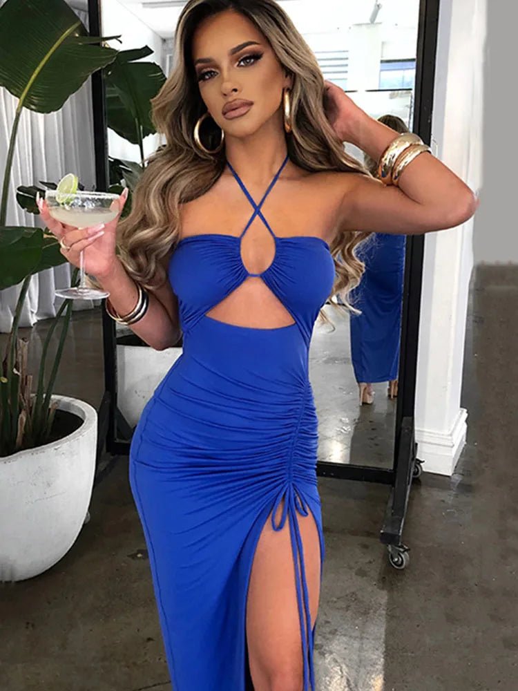 Sleeveless Sexy Female Midi Backless Dresses Slim Night Club Party Women's Dress Bodycon Vestidos Elegantes Para Mujer - FitHealthHavenFitHealthHavenFitHealthHaven14:173;5:100014064BlueSSleeveless Sexy Female Midi Backless Dresses Slim Night Club Party Women's Dress Bodycon Vestidos Elegantes Para Mujer