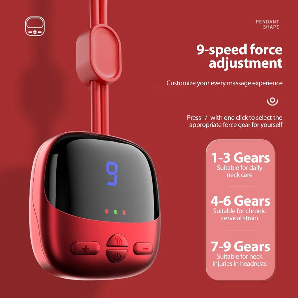 Smart Hanging Neck Massager EMS Muscle Massager Portable Hot Compress Neck and Cervical Spine Massager SPA Relaxation Treatment - FitHealthHavenFitHealthHavenFitHealthHaven14:200002130neck massager-Bneck massager-BSmart Hanging Neck Massager EMS Muscle Massager Portable Hot Compress Neck and Cervical Spine Massager SPA Relaxation Treatment