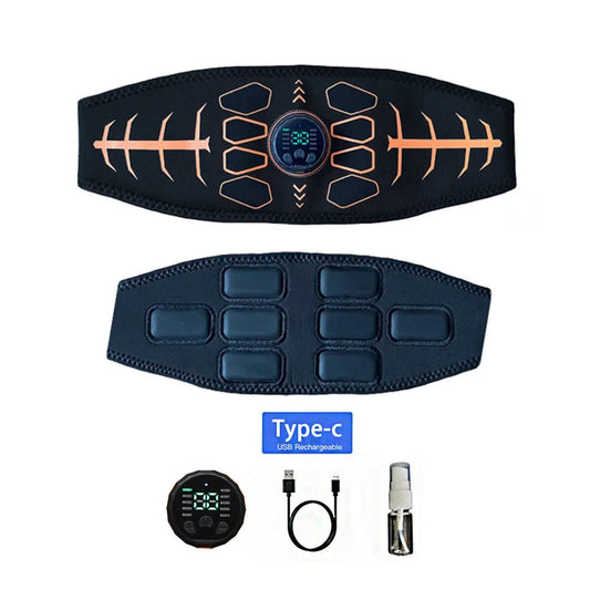 Smart Muscle Toner Abdominal Toning Belt Abs Trainer USB Recharge Body Massager Home Gym Training Fitness Equipment - FitHealthHavenFitHealthHavenFitHealthHaven14:10orange setorange setSmart Muscle Toner Abdominal Toning Belt Abs Trainer USB Recharge Body Massager Home Gym Training Fitness Equipment