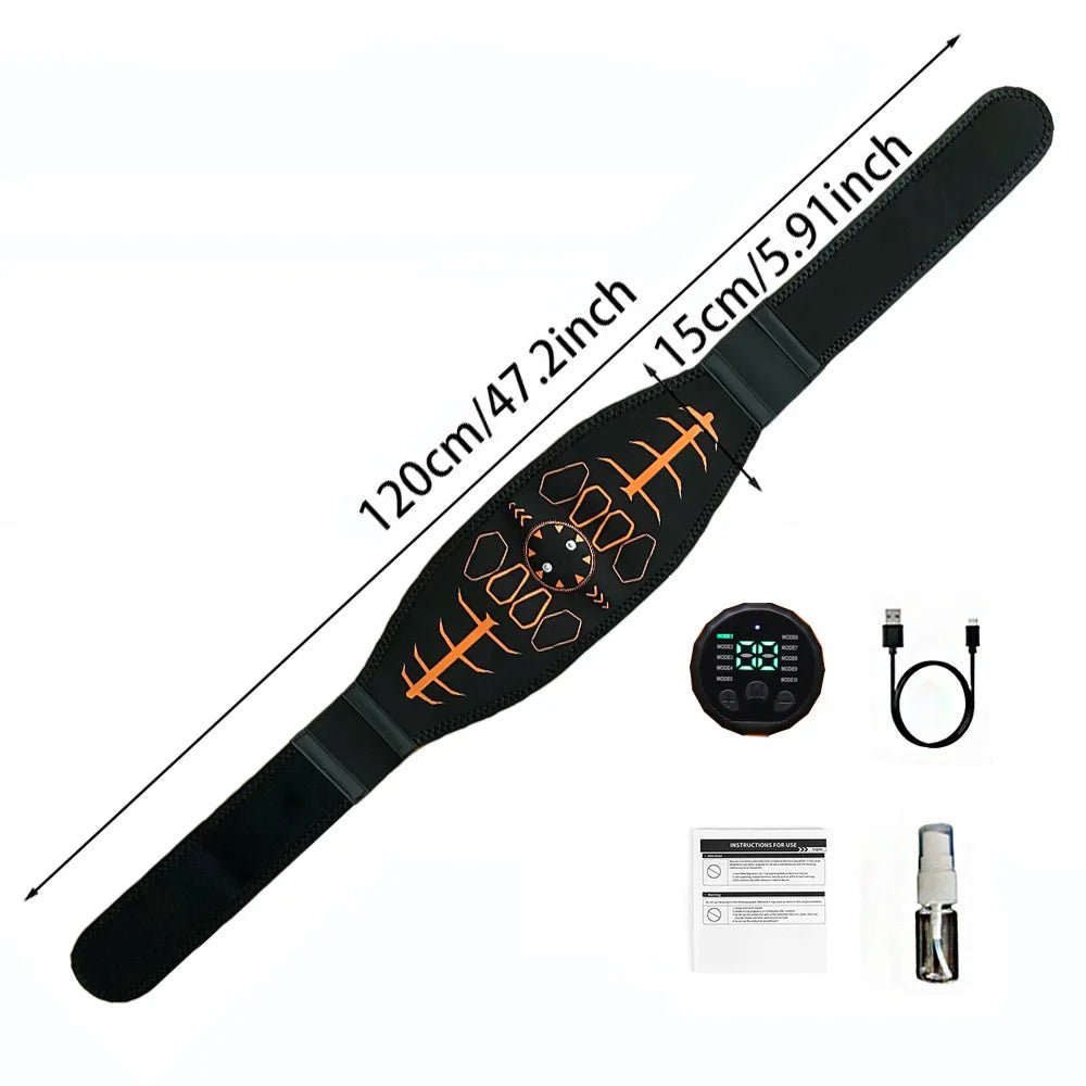 Smart Muscle Toner Abdominal Toning Belt Abs Trainer USB Recharge Body Massager Home Gym Training Fitness Equipment - FitHealthHavenFitHealthHavenFitHealthHaven14:10orange setorange setSmart Muscle Toner Abdominal Toning Belt Abs Trainer USB Recharge Body Massager Home Gym Training Fitness Equipment