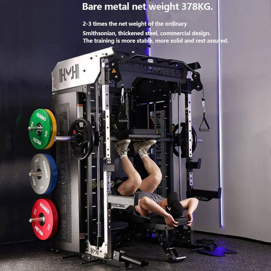 Smith machine Squat Rack Comprehensive training equipment fitness equipment Gym Home multifunctional workout multigym exercise - FitHealthHavenFitHealthHavenFitHealthHaven14:193;200007763:201336100blackCHINASmith machine Squat Rack Comprehensive training equipment fitness equipment Gym Home multifunctional workout multigym exercise