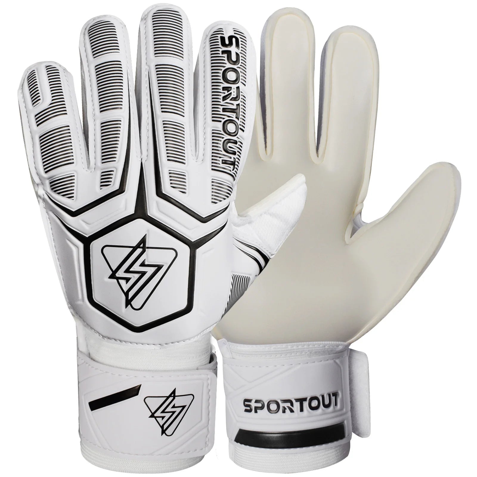 Sportout Goalie Gloves, Goalkeeper Gloves with Fingersave, Soccer Gloves, Breathable Soccer Goalie Gloves, 4mm Latex, for Kids - FitHealthHavenFitHealthHavenFitHealthHaven14:29White;325:1000140659White9Sportout Goalie Gloves, Goalkeeper Gloves with Fingersave, Soccer Gloves, Breathable Soccer Goalie Gloves, 4mm Latex, for Kids