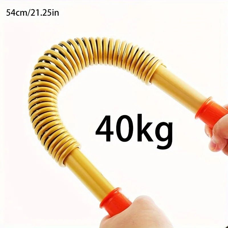 Arm strength training bar black 40kg side view