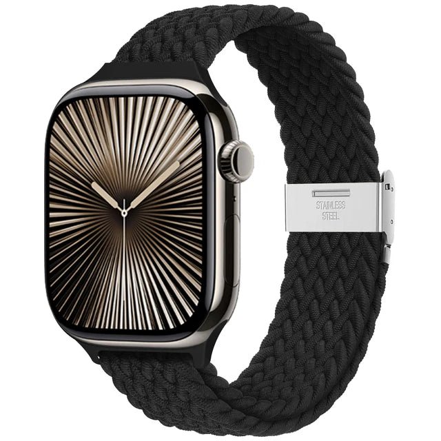 Strap For Apple watch band 46mm 45mm 44mm 49mm 40mm 41mm 42mm Braided loop correa bracelet iWatch series 10 8 9 7 5 se 6 4 Ultra - FitHealthHavenFitHealthHavenFitHealthHaven200000049:1954454310Black-Slim;200000051:10001694642 44 45 46 49 mm;200007763:201336100Black-SlimCHINA42 44 45 46 49 mmStrap For Apple watch band 46mm 45mm 44mm 49mm 40mm 41mm 42mm Braided loop correa bracelet iWatch series 10 8 9 7 5 se 6 4 Ultra