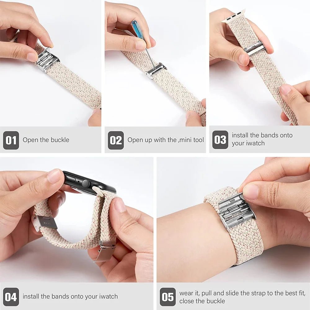 Strap For Apple watch band 46mm 45mm 44mm 49mm 40mm 41mm 42mm Braided loop correa bracelet iWatch series 10 8 9 7 5 se 6 4 Ultra - FitHealthHavenFitHealthHavenFitHealthHaven200000049:100005979Pride Edition-Slim;200000051:10001694642 44 45 46 49 mm;200007763:201336100Pride Edition-SlimCHINA42 44 45 46 49 mmStrap For Apple watch band 46mm 45mm 44mm 49mm 40mm 41mm 42mm Braided loop correa bracelet iWatch series 10 8 9 7 5 se 6 4 Ultra