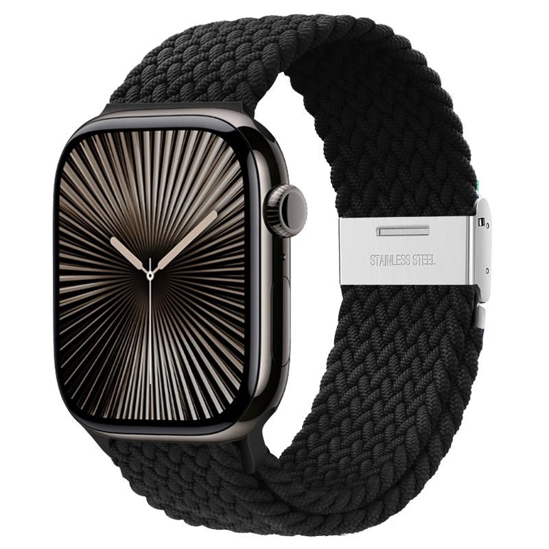 Strap For Apple watch band 46mm 45mm 44mm 49mm 40mm 41mm 42mm Braided loop correa bracelet iWatch series 10 8 9 7 5 se 6 4 Ultra - FitHealthHavenFitHealthHavenFitHealthHaven200000049:2792782423Black;200000051:10001694642 44 45 46 49 mm;200007763:201336100BlackCHINA42 44 45 46 49 mmStrap For Apple watch band 46mm 45mm 44mm 49mm 40mm 41mm 42mm Braided loop correa bracelet iWatch series 10 8 9 7 5 se 6 4 Ultra