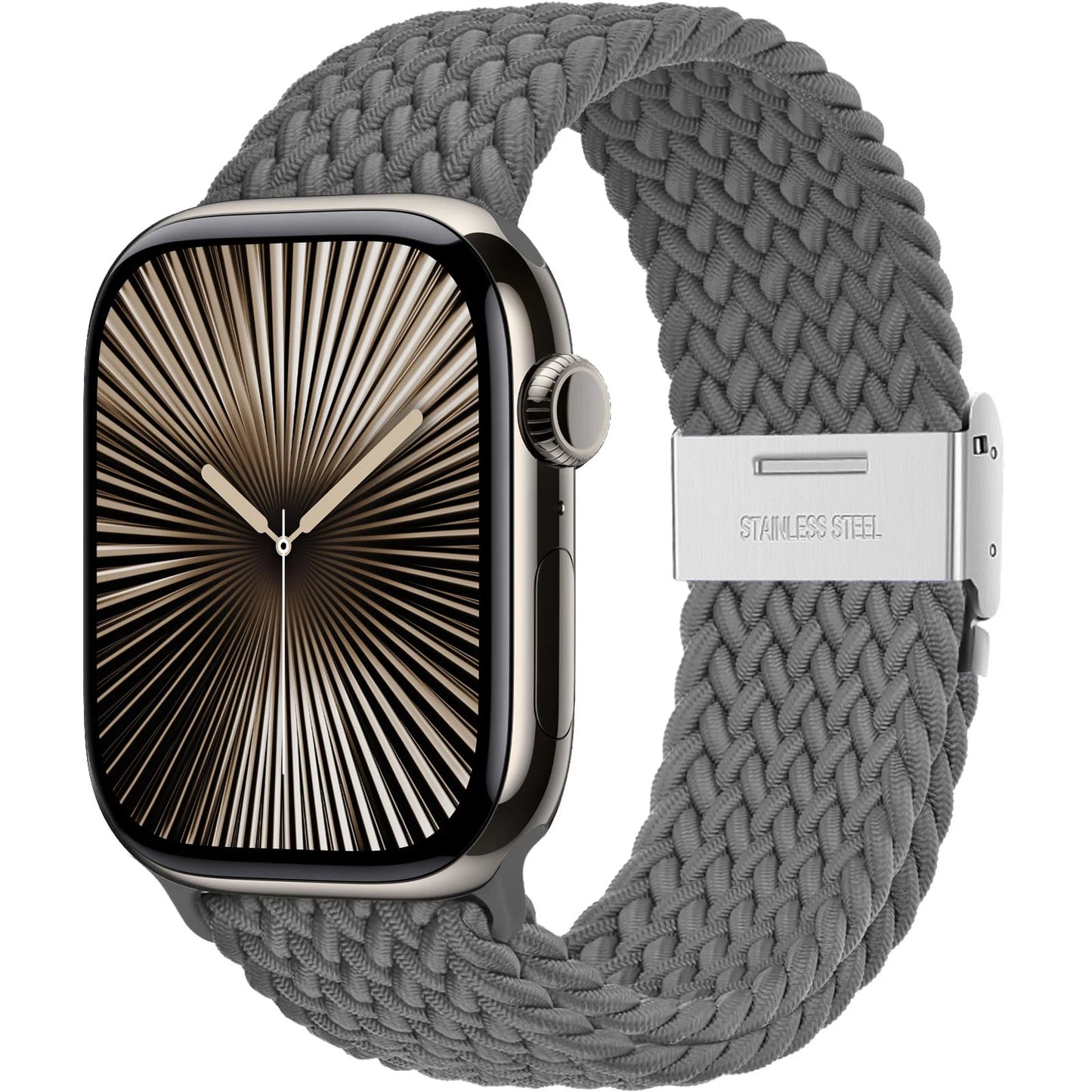 Strap For Apple watch band 46mm 45mm 44mm 49mm 40mm 41mm 42mm Braided loop correa bracelet iWatch series 10 8 9 7 5 se 6 4 Ultra - FitHealthHavenFitHealthHavenFitHealthHaven200000049:1386586452gray;200000051:10001694642 44 45 46 49 mm;200007763:201336100grayCHINA42 44 45 46 49 mmStrap For Apple watch band 46mm 45mm 44mm 49mm 40mm 41mm 42mm Braided loop correa bracelet iWatch series 10 8 9 7 5 se 6 4 Ultra