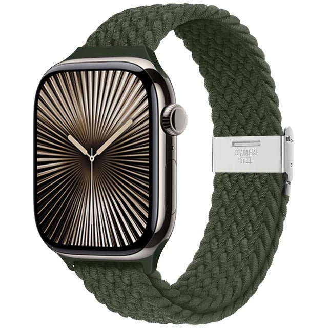 Strap For Apple watch band 46mm 45mm 44mm 49mm 40mm 41mm 42mm Braided loop correa bracelet iWatch series 10 8 9 7 5 se 6 4 Ultra - FitHealthHavenFitHealthHavenFitHealthHaven200000049:200021498Inverness Green-Slim;200000051:10001694642 44 45 46 49 mm;200007763:201336100Inverness Green-SlimCHINA42 44 45 46 49 mmStrap For Apple watch band 46mm 45mm 44mm 49mm 40mm 41mm 42mm Braided loop correa bracelet iWatch series 10 8 9 7 5 se 6 4 Ultra