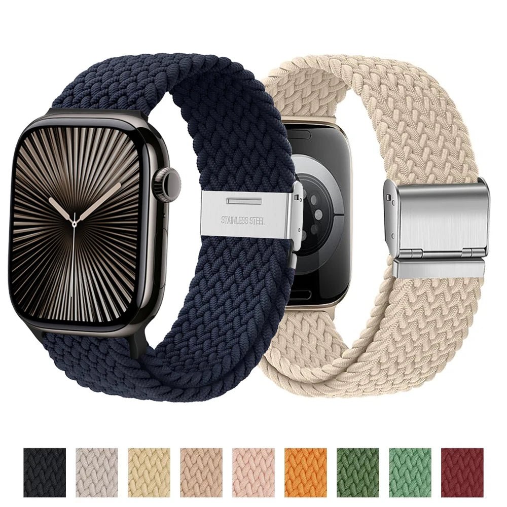 Strap For Apple watch band 46mm 45mm 44mm 49mm 40mm 41mm 42mm Braided loop correa bracelet iWatch series 10 8 9 7 5 se 6 4 Ultra - FitHealthHavenFitHealthHavenFitHealthHaven200000049:100005979Pride Edition-Slim;200000051:10001694642 44 45 46 49 mm;200007763:201336100Pride Edition-SlimCHINA42 44 45 46 49 mmStrap For Apple watch band 46mm 45mm 44mm 49mm 40mm 41mm 42mm Braided loop correa bracelet iWatch series 10 8 9 7 5 se 6 4 Ultra
