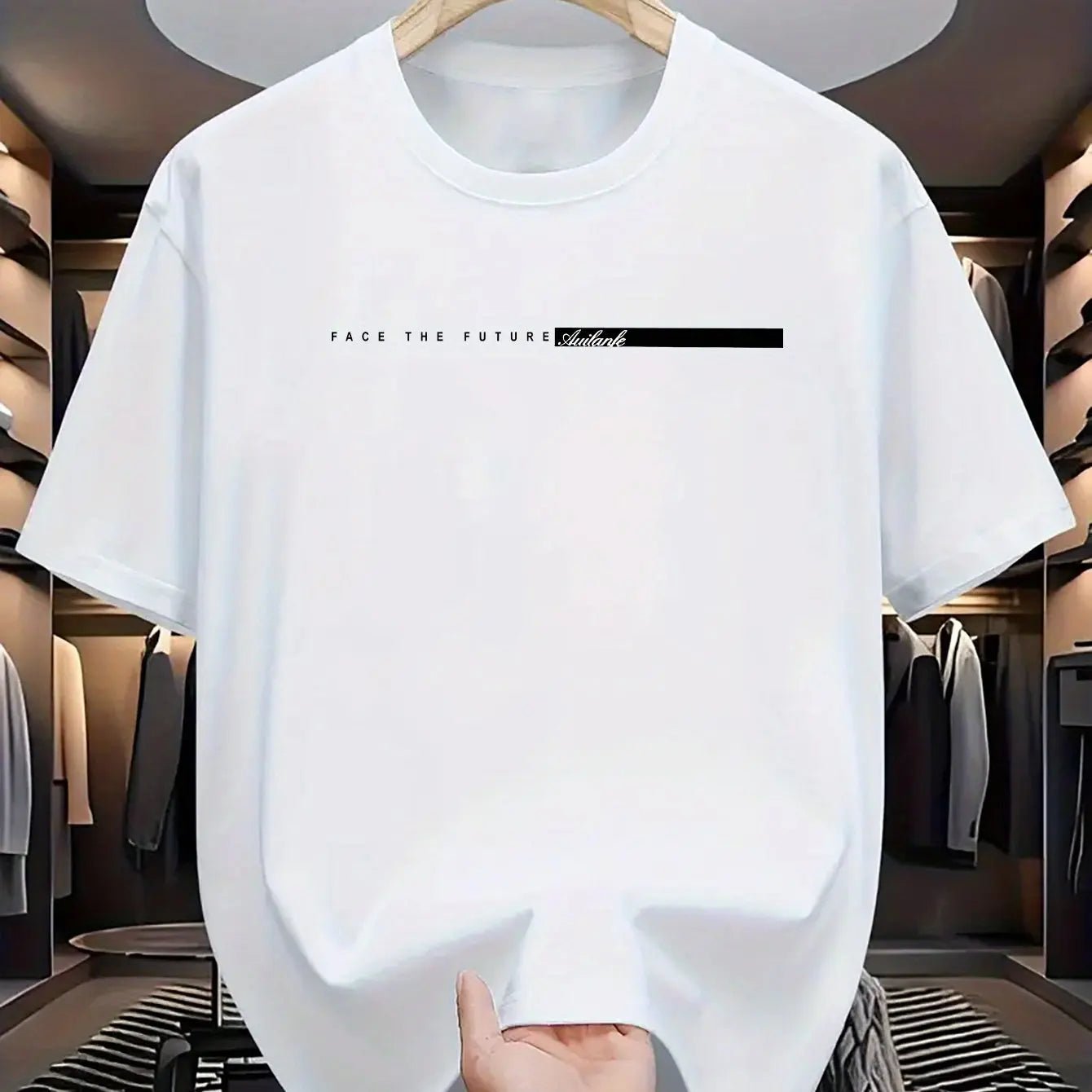 Summer men's 100% cotton casual loose fit large letter print round neck short sleeved T-shirt top High Street Unisex style - FitHealthHavenFitHealthHavenFitHealthHaven14:29A0480--bai;5:100014065A0480 - baiXLSummer men's 100% cotton casual loose fit large letter print round neck short sleeved T-shirt top High Street Unisex style