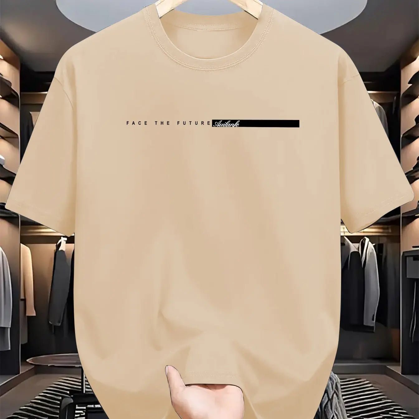 Summer men's 100% cotton casual loose fit large letter print round neck short sleeved T-shirt top High Street Unisex style - FitHealthHavenFitHealthHavenFitHealthHaven14:771A0480--mi;5:100014066A0480 - miXS（old）Summer men's 100% cotton casual loose fit large letter print round neck short sleeved T-shirt top High Street Unisex style