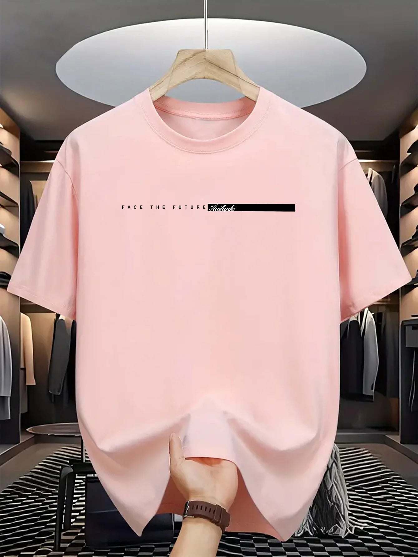 Summer men's 100% cotton casual loose fit large letter print round neck short sleeved T-shirt top High Street Unisex style - FitHealthHavenFitHealthHavenFitHealthHaven14:771A0480--mi;5:100014066A0480 - miXS（old）Summer men's 100% cotton casual loose fit large letter print round neck short sleeved T-shirt top High Street Unisex style