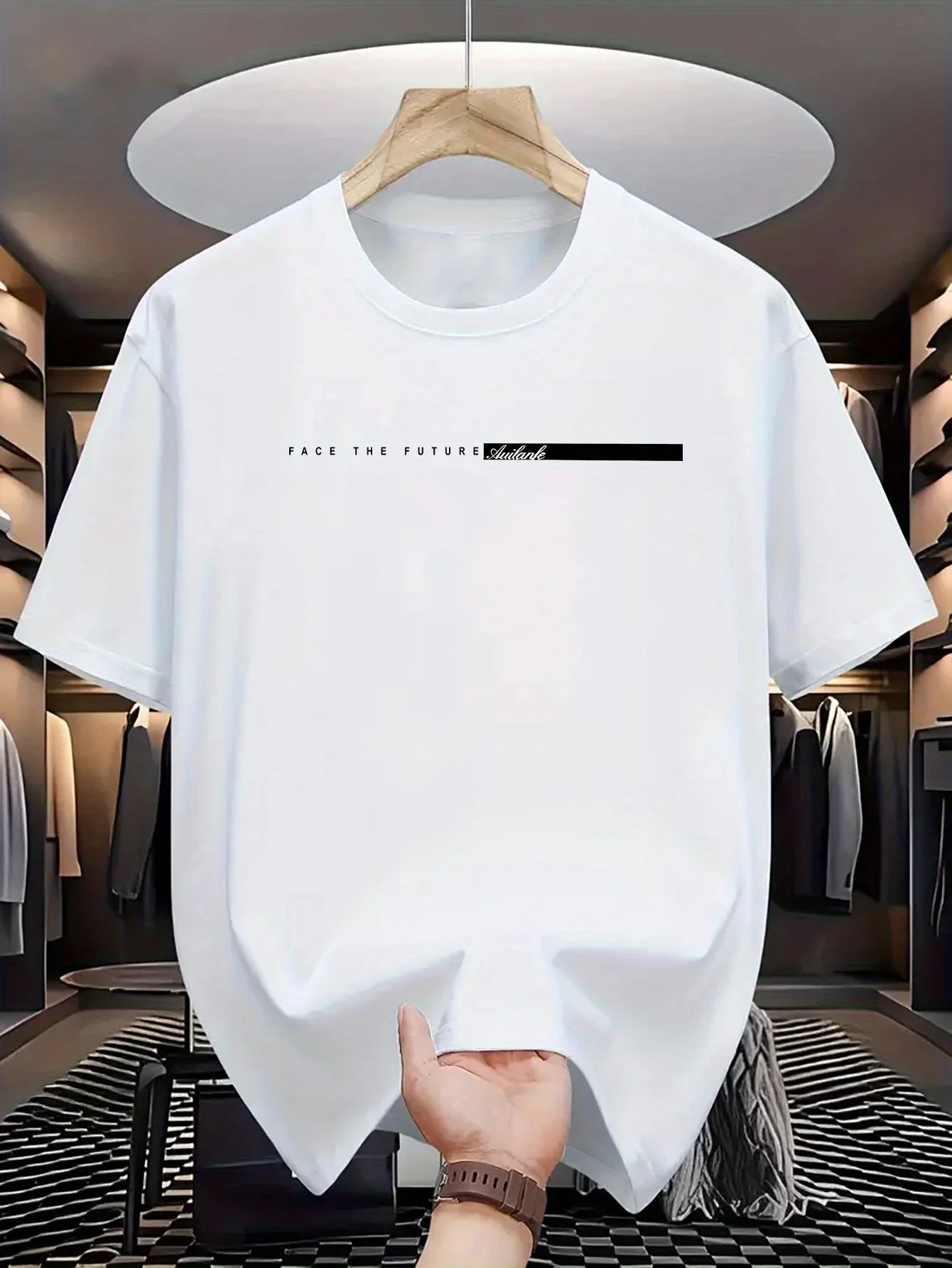 Summer men's 100% cotton casual loose fit large letter print round neck short sleeved T-shirt top High Street Unisex style - FitHealthHavenFitHealthHavenFitHealthHaven14:771A0480--mi;5:100014066A0480 - miXS（old）Summer men's 100% cotton casual loose fit large letter print round neck short sleeved T-shirt top High Street Unisex style