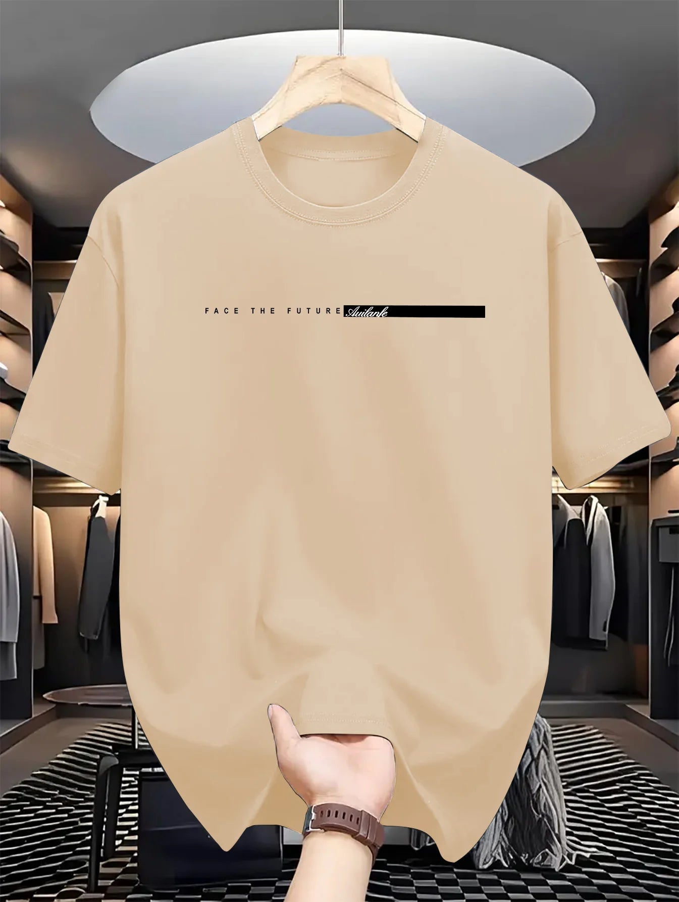 Summer men's 100% cotton casual loose fit large letter print round neck short sleeved T-shirt top High Street Unisex style - FitHealthHavenFitHealthHavenFitHealthHaven14:771A0480--mi;5:100014066A0480 - miXS（old）Summer men's 100% cotton casual loose fit large letter print round neck short sleeved T-shirt top High Street Unisex style