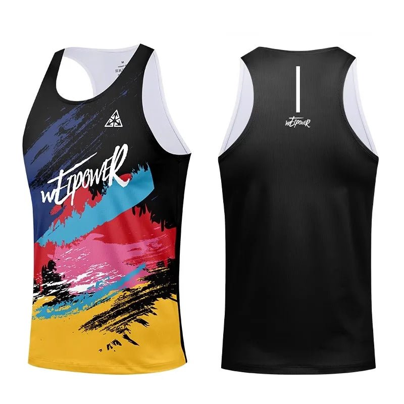 Summer Outdoor Running Sports Tank Tops Men's Women's Marathon Professional Quick Drying Sleeveless Vest Loose Crew Neck Clothes - FitHealthHavenFitHealthHavenFitHealthHaven14:365458BSCMZ-1308;5:4181BSCMZ-1308XXSSummer Outdoor Running Sports Tank Tops Men's Women's Marathon Professional Quick Drying Sleeveless Vest Loose Crew Neck Clothes
