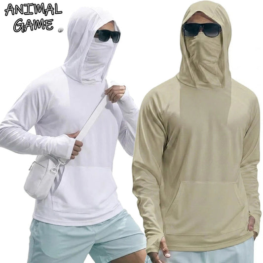 Summer UPF50+ Performance Mens T-Shirt Long Sleeve Hoodie Sun Running Quick Dry Shirts Sunscreen Fishing Ice Silk Streetwear - FitHealthHavenFitHealthHavenFitHealthHaven14:200004889Light Blue;5:361386Light BlueMSummer UPF50+ Performance Mens T-Shirt Long Sleeve Hoodie Sun Running Quick Dry Shirts Sunscreen Fishing Ice Silk Streetwear
